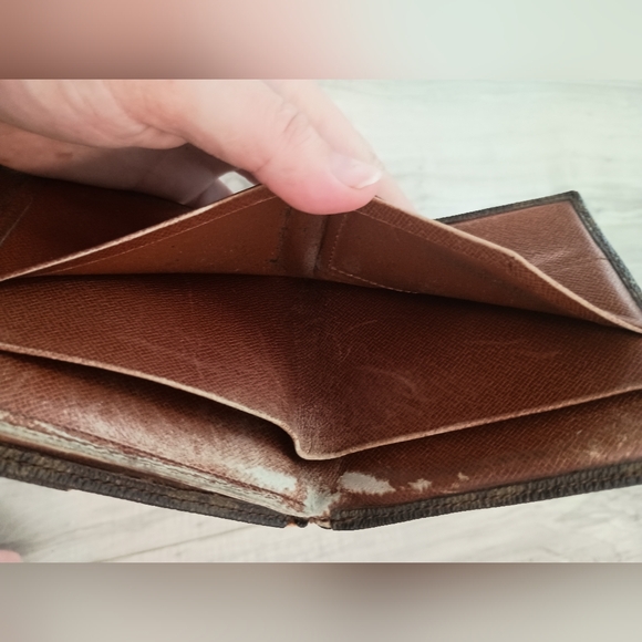 Louis Vuitton W Hook Wallet Monogram Beige Monogram Canvas Authentic - Picture 11 of 14